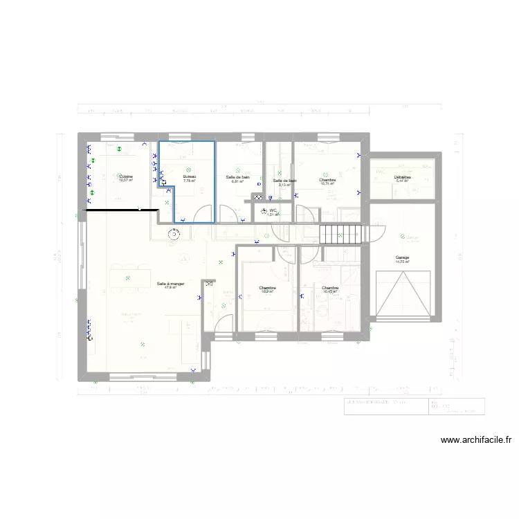 plan maison Elec. Plan de 