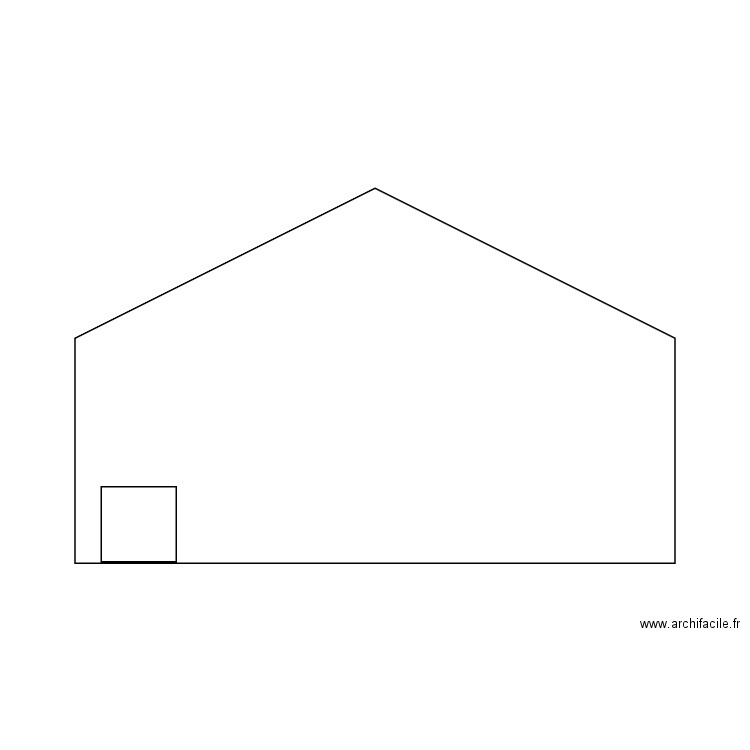 PIGNON GAUCHE. Plan de 0 pièce et 0 m2