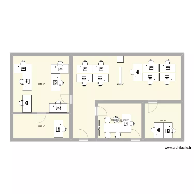 RDC droit. Plan de RDC droit. Plan de