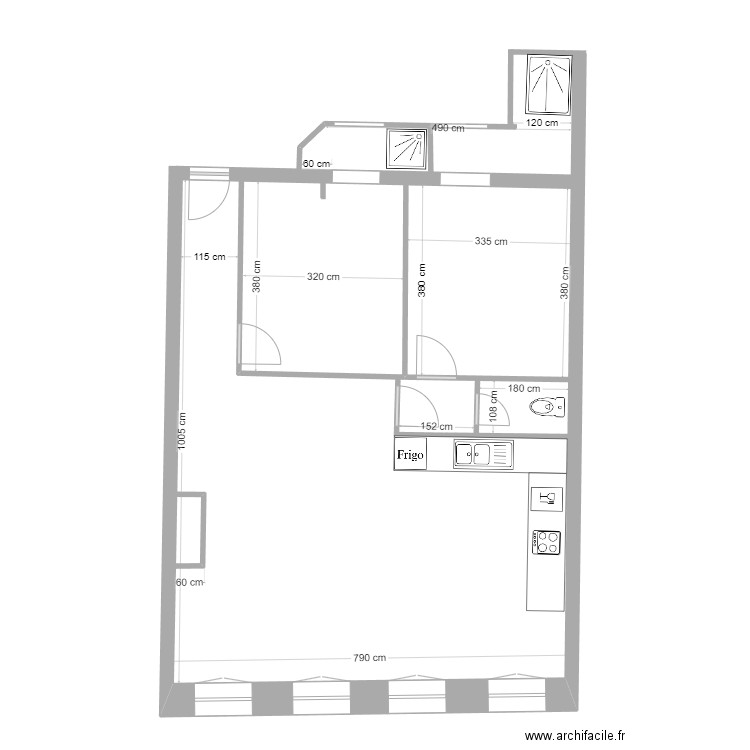 Notre Dame projet . Plan de 0 pièce et 0 m2