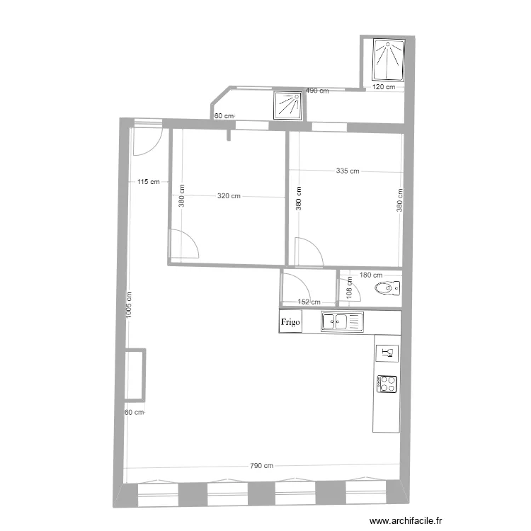 Notre Dame projet . Plan de 