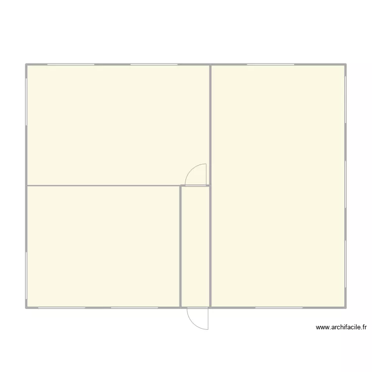 Bijgebouw Zwevegem - Bellegemstraat 52B. Plan de 