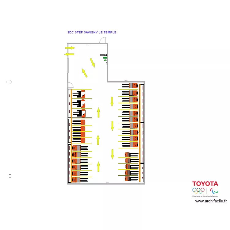 IDF SUD SJO - STEF SAVIGNY. Plan de 