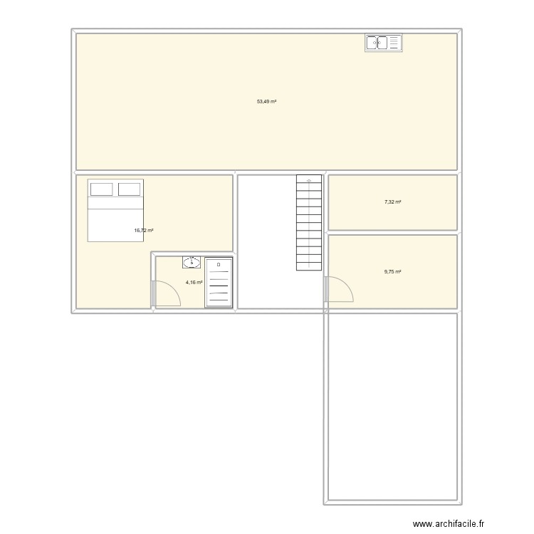 Mastro. Plan de 13 pièces et 228 m2