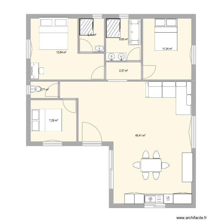 khaled. Plan de 0 pièce et 0 m2