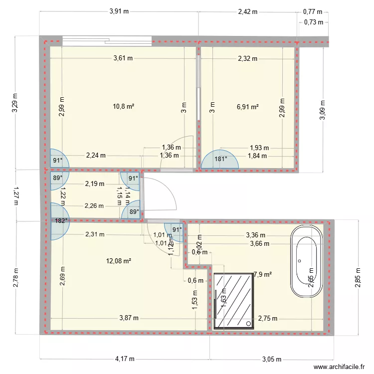 RDC partie nuit 5. Plan de 