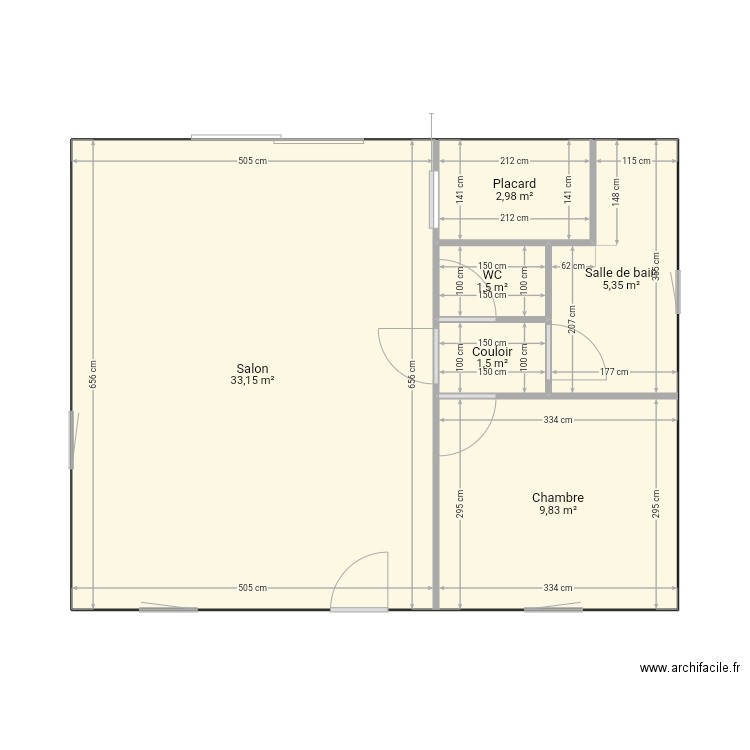 Châlet . Plan de 0 pièce et 0 m2