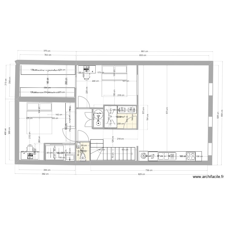 CHAVE RDJ. Plan de 0 pièce et 0 m2