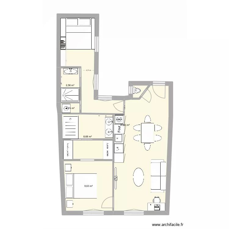 Dufour modif 4. Plan de Dufour modif 4. Plan de