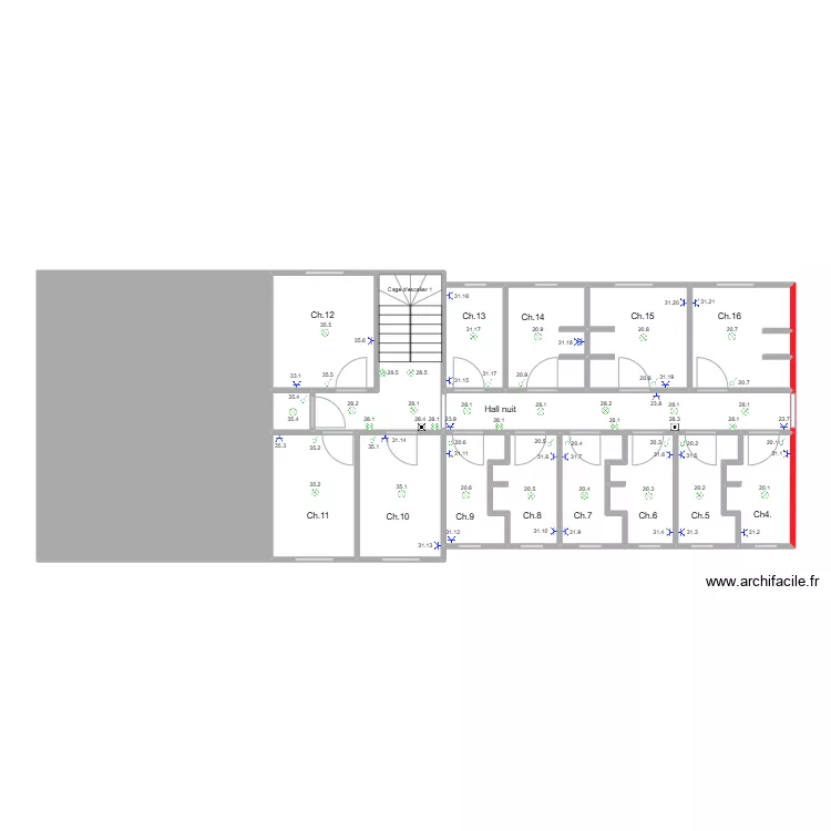Hamoir Etage 1.1. Plan de 
