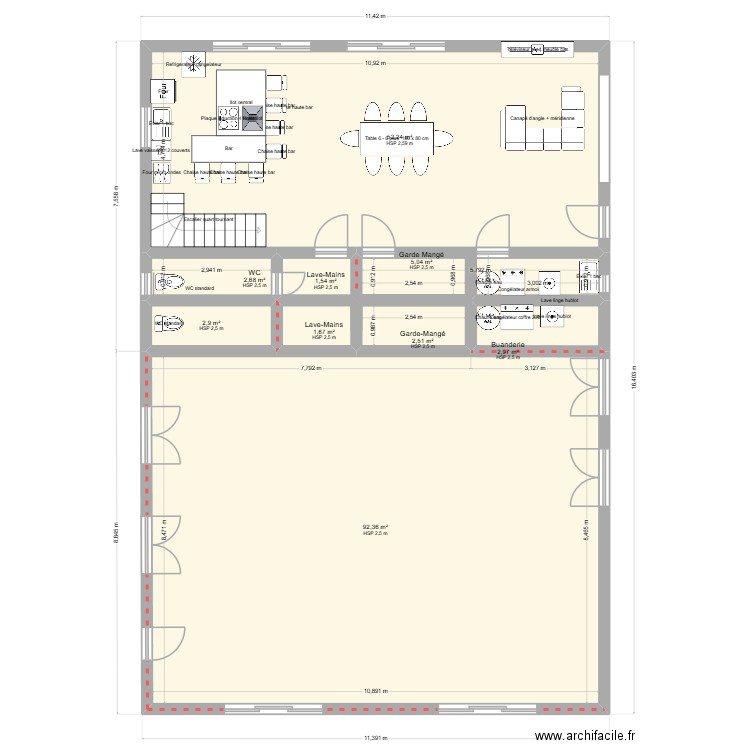 St Marcel 2. Plan de 9 pièces et 164 m2