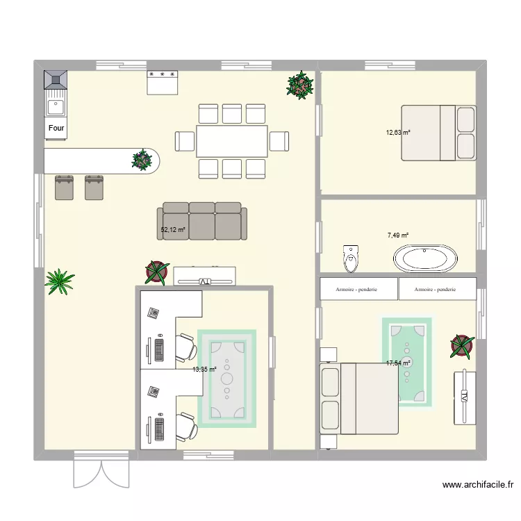 maison de rêve. Plan de 5 Pièces et 103 m² maison de rêve. Plan de 5 Pièces et 103 m²
