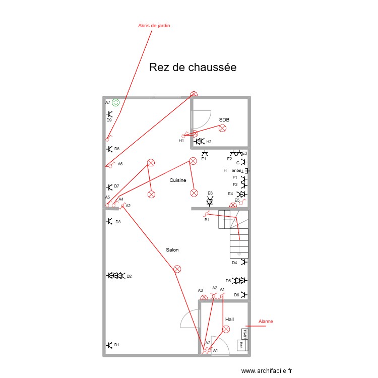 Dimitri Kosakis Rez. Plan de 3 pièces et 70 m2