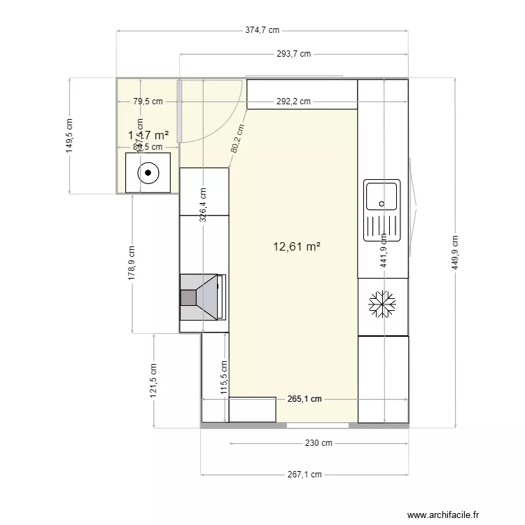 CUISINE ACTUELLE 2. Plan de CUISINE ACTUELLE 2. Plan de