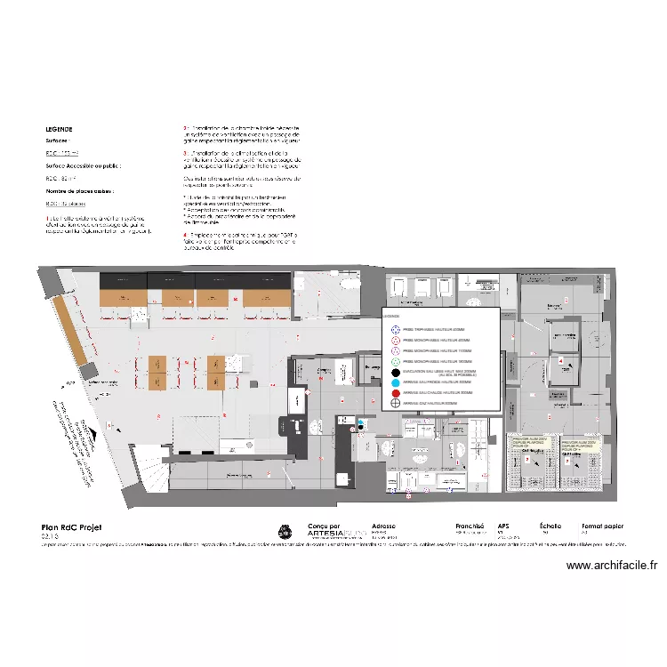 CHEZ L'ANCIEN HYERES. Plan de 