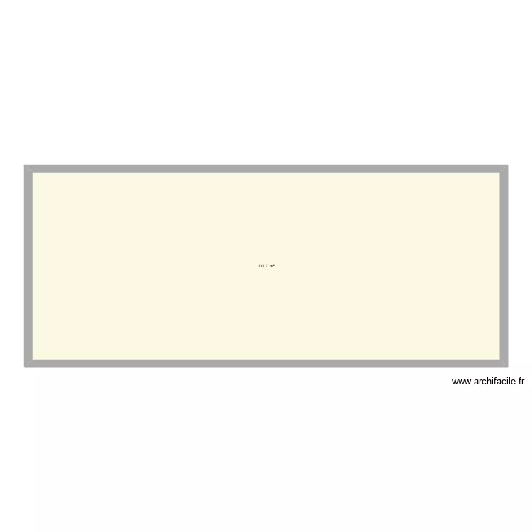 MAISON 1. Plan de 1  et 112 m²