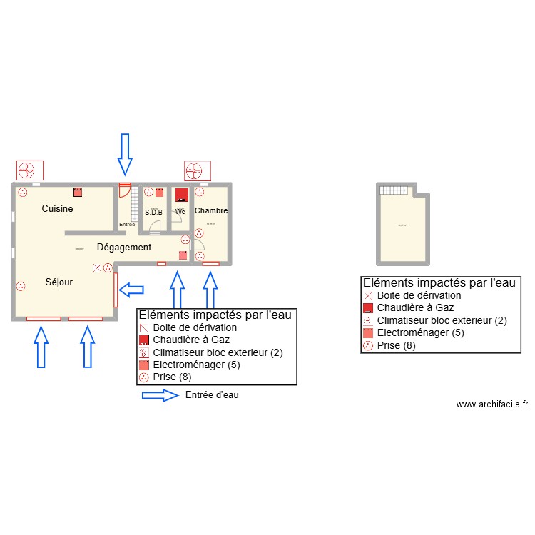 ALABRI EICHLER. Plan de 5 pièces et 130 m2