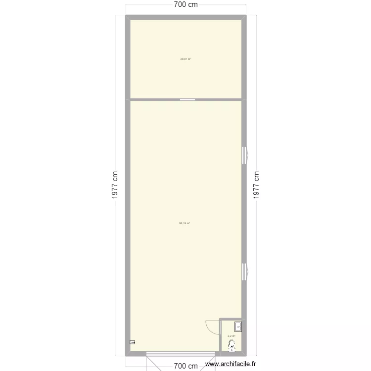 PEYRUIS LOT1. Plan de PEYRUIS LOT1. Plan de