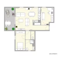 Appartement F3 lot 108 S&eacute;r&eacute;nis &agrave; Wittelsheim