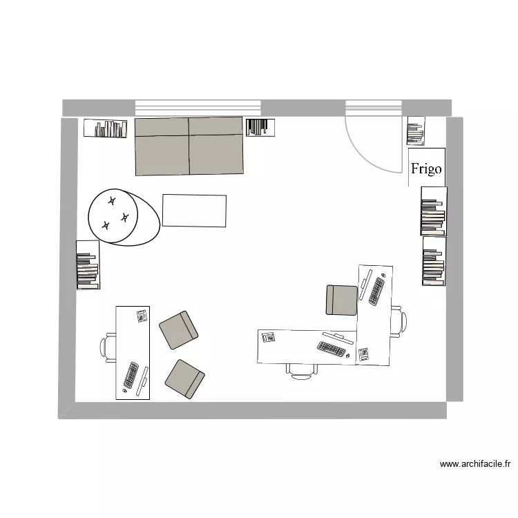 Bureau propo 4. Plan de 