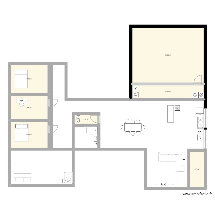 Maison L&eacute;a Antoine. Plan de 0 pièce et 0 m2