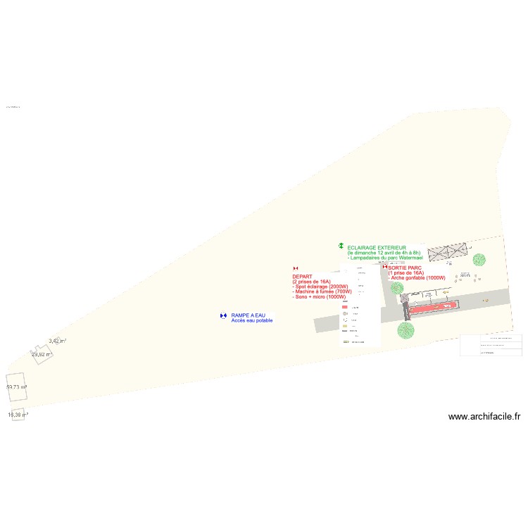 RAP26 - PARC WATERMAEL RESSOURCES. Plan de 0 pièce et 0 m2