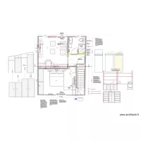 Chambre cour (lit neuf) & salon