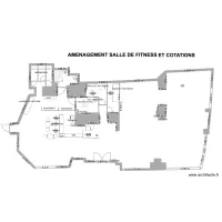 PLAN AVEC AMENAGEMENT ET COTATIONS