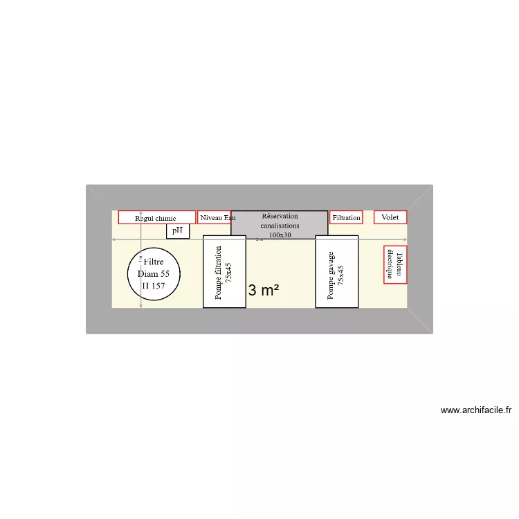 MULLIEZ - Le Touquet. Plan de 