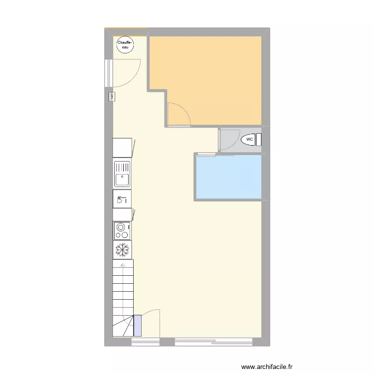 Appartement Cigales Capbreton R&eacute;novation Electricit&eacute;. Plan de 