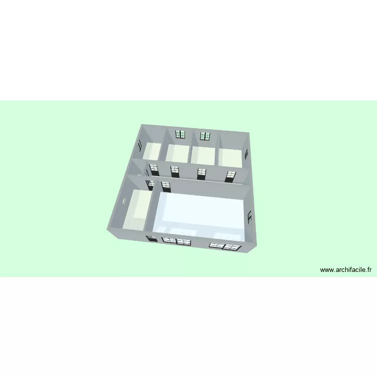 plan1. Plan de 8  et 113 m²