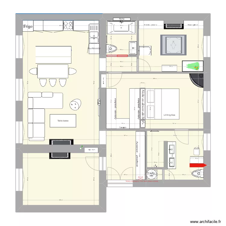 Crottouilles V3. Plan de 