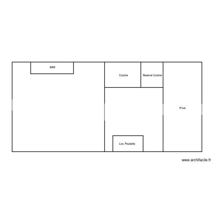 Columbus caf&eacute;. Plan de 