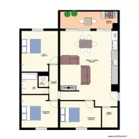 KNEMP ESTEBAN t4 séjour-cuisine