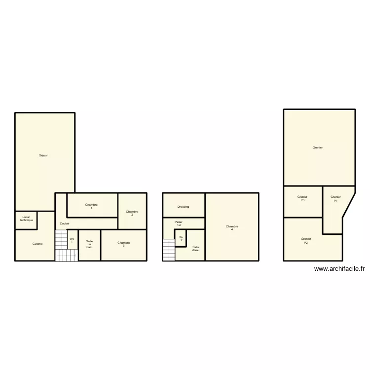 FOUESNANT TACHON. Plan de 