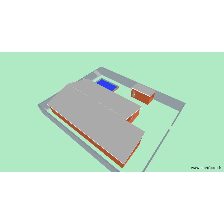 MAISON AVAGOU 3. Plan de 15 pièces et 194 m2