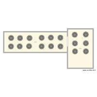 Bel étage tables 6-7 pers / config seminaire