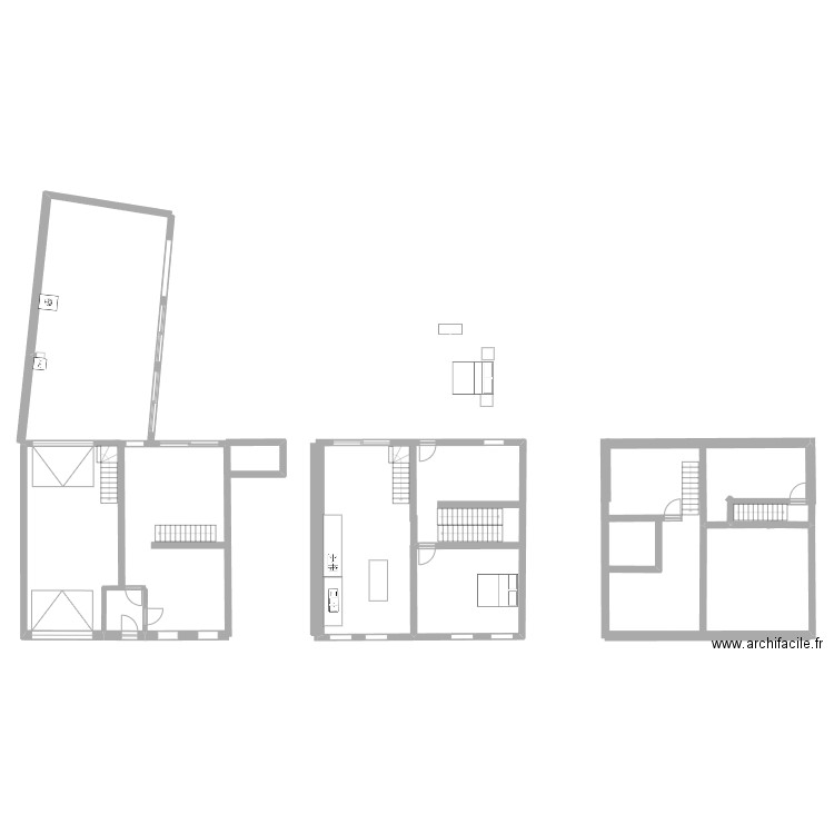 Fb bx (cuisine annexe + dressing). Plan de 0 pièce et 0 m2