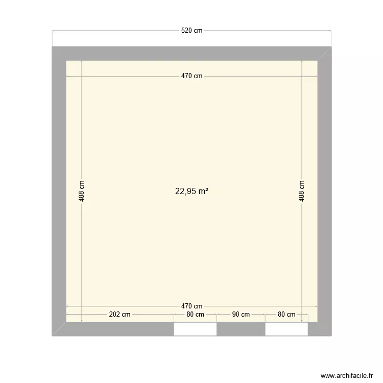 premier etage vilaret. Plan de 