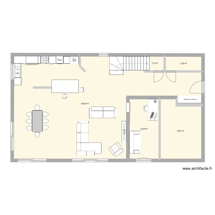 rdc. Plan de 0 pièce et 0 m2 rdc. Plan de 0 pièce et 0 m2
