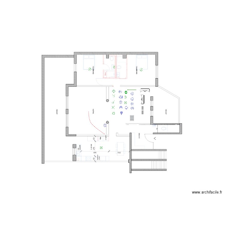 oussa. Plan de 0 pièce et 0 m2