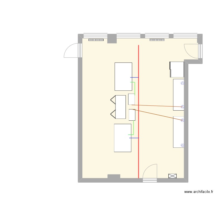 salle 128. Plan de 0 pièce et 0 m2