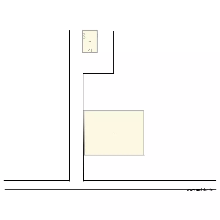 plan de masse. Plan de 2 et 183 m² plan de masse. Plan de 2 et 183 m²