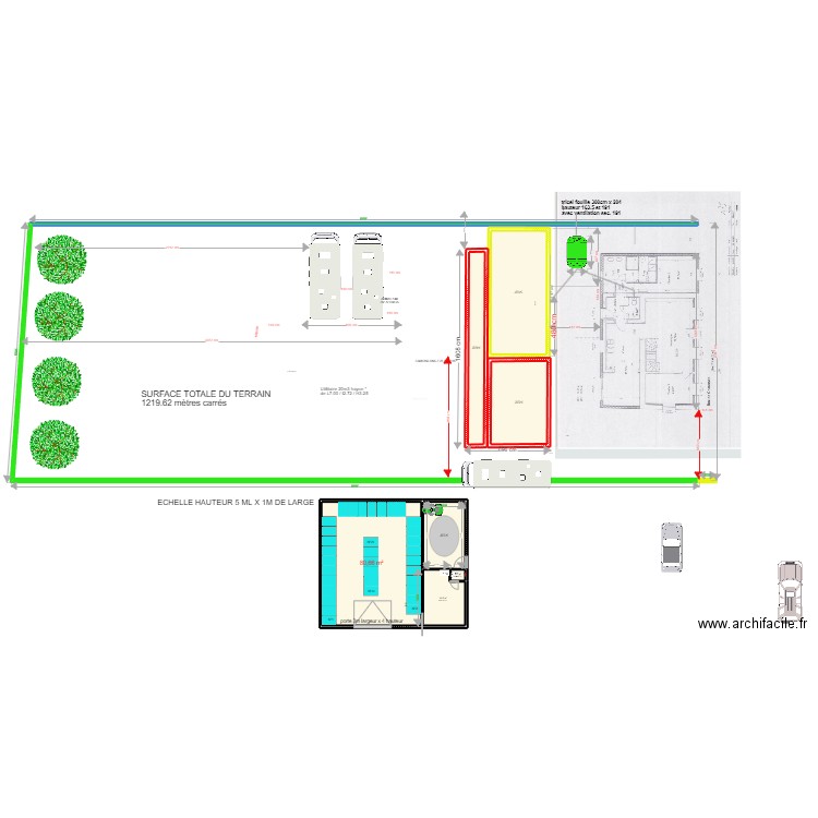 garage  busnes new dimensions archi. Plan de 8 pièces et 326 m2