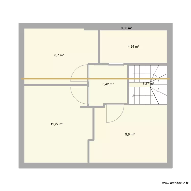 Plan R2 - version archi. Plan de 7 et 41 m² Plan R2 - version archi. Plan de 7 et 41 m²