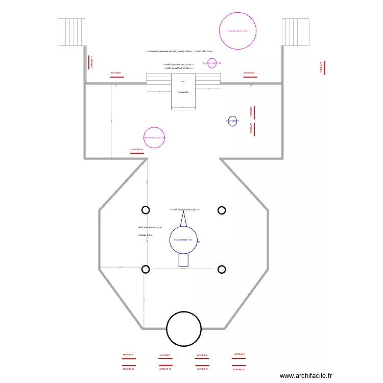 Hall Casino Knokke - D&eacute;co -. Plan de 0 pièce et 0 m2