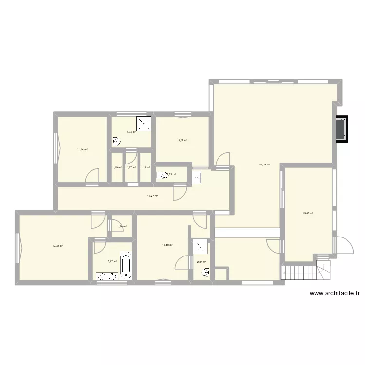 poumeyrau avant. Plan de 16 et 156 m² poumeyrau avant. Plan de 16 et 156 m²