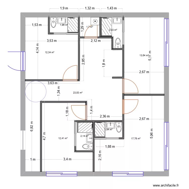reno integrale. Plan de 10 et 90 m² reno integrale. Plan de 10 et 90 m²