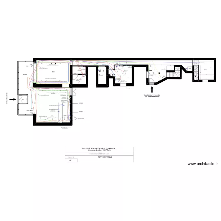 MAISON GABRIEL PLAN electrique. Plan de MAISON GABRIEL PLAN electrique. Plan de