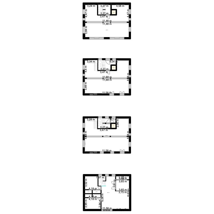 ESPÉRANCE. Plan de 13 pièces et 390 m2